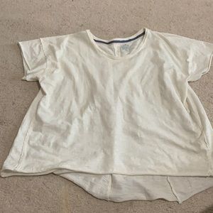 Pilcro pleat back swing tee